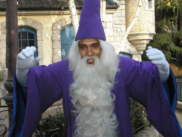 4: Tim Duncan in Merlin costume