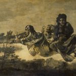 Francisco de Goya (1746-1828), Atropos or "The Fates", 1820 - 1823. Mixed method on mural transferred to canvas