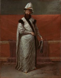 Nevsehirli Damat Ibrahim paša (1660. - 1730.). Zasluge: Jean Baptiste Vanmour (1671-1737), Wikipedia
