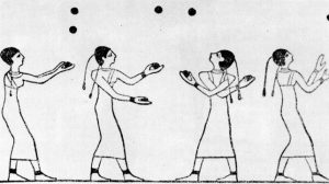 Egyptians juggling